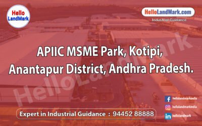 APIIC MSME Park, Kotipi, Anantapur District, Andhra Pradesh