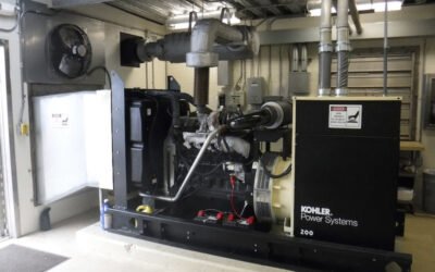 Briefly describe power backup options for commercial sites