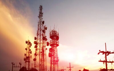 Describe telecom infrastructure for commercial land sites