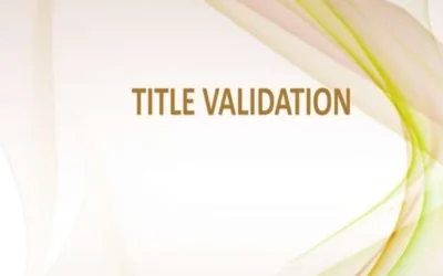Explain importance of legal survey in title validation