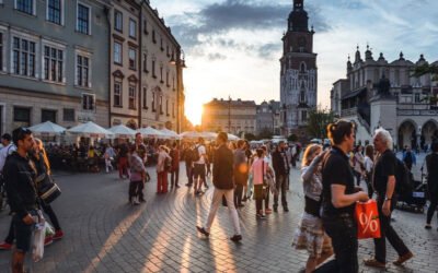 Briefly define walkability in commercial area planning
