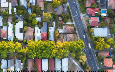 Where is the property located in relation to major roads?