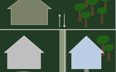 Who benefits from any easements on the property?
