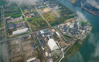 What previous industrial uses occurred on the site?