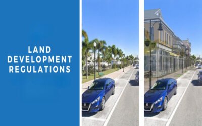What regulatory agencies oversee land development?
