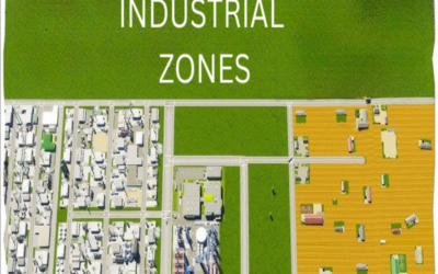 What are comparable land values in nearby industrial zones?