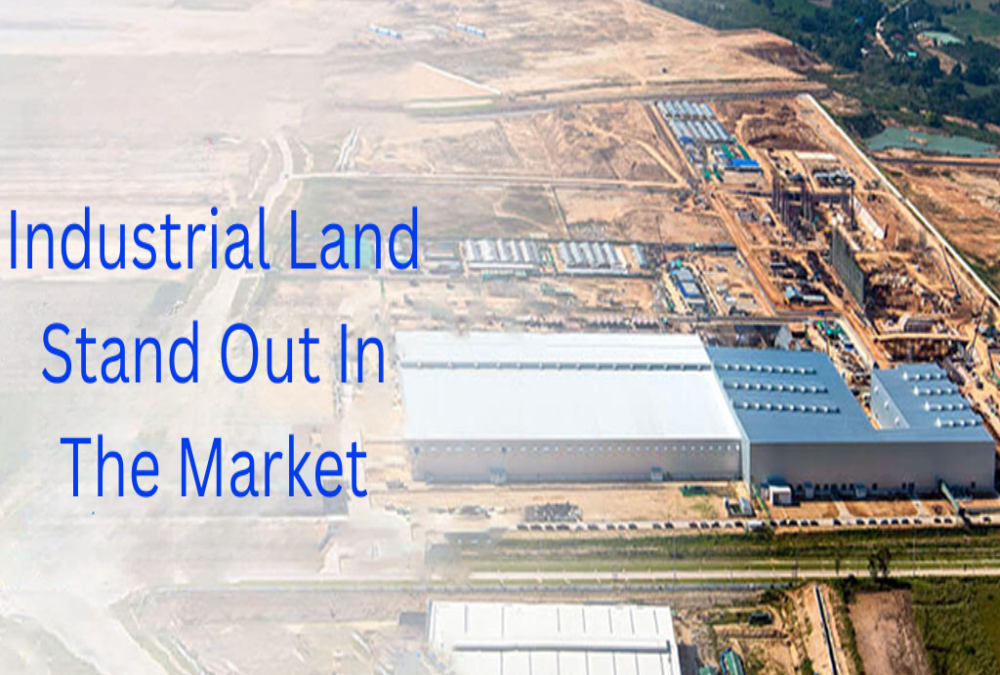 What makes this industrial land stand out in the market?