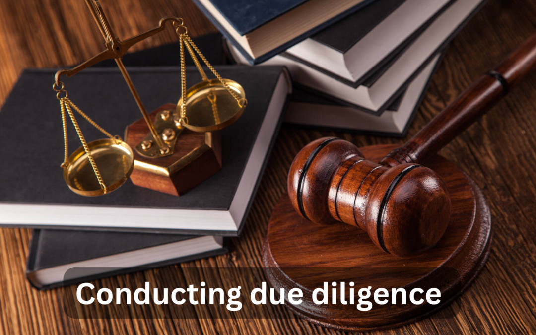 Conducting due diligence What exactly is the property’s legal description?