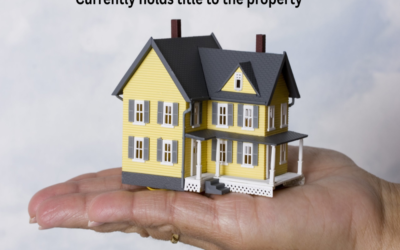 Who currently holds title to the property?