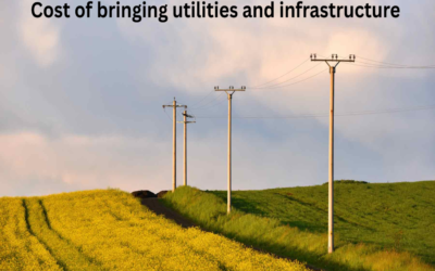 What is the cost of bringing utilities and infrastructure to the site?