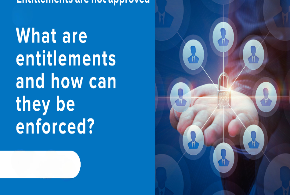 What happens if entitlements are not approved?