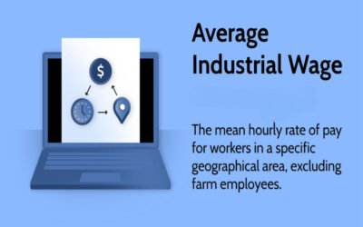 What are the average industrial wage rates in the area?