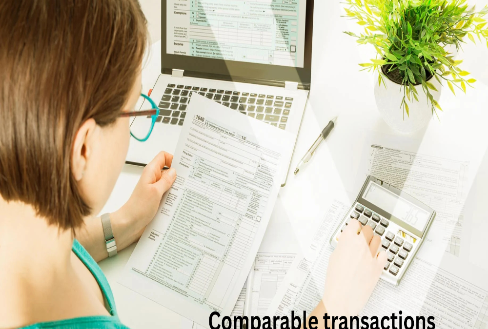 What buyer types were involved in the comparable transactions?
