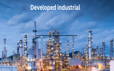 What cap rate would apply to developed industrial use in this market?