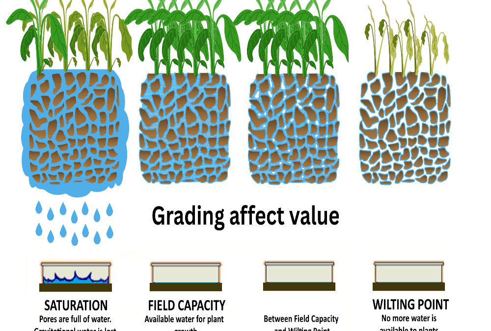 How does soil quality, drainage, or grading affect value?
