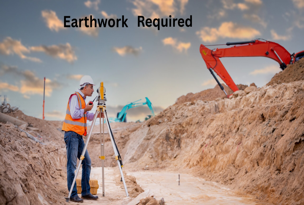 How much earthwork (cut and fill) is required?