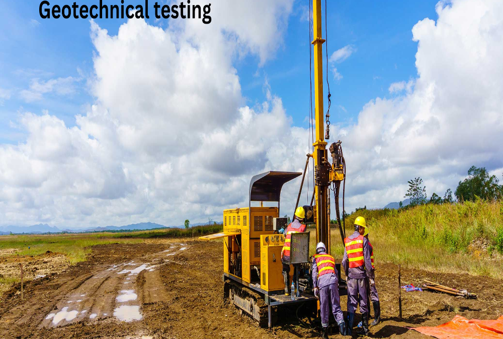 What are the fees for geotechnical testing and analysis?