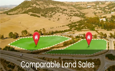 How do comparable land sales influence price?