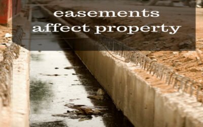What easements affect the property?