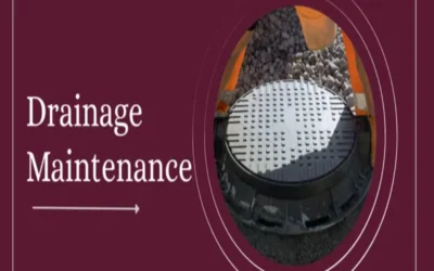 Who maintains the site drainage?