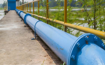 What type of water supply serves the site?