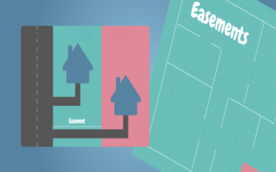 What easements are recorded on the land?