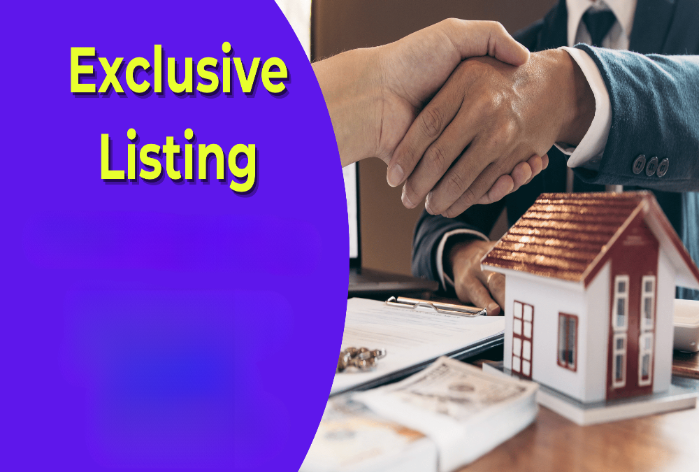 Explain exclusive listing benefits in sales strategy